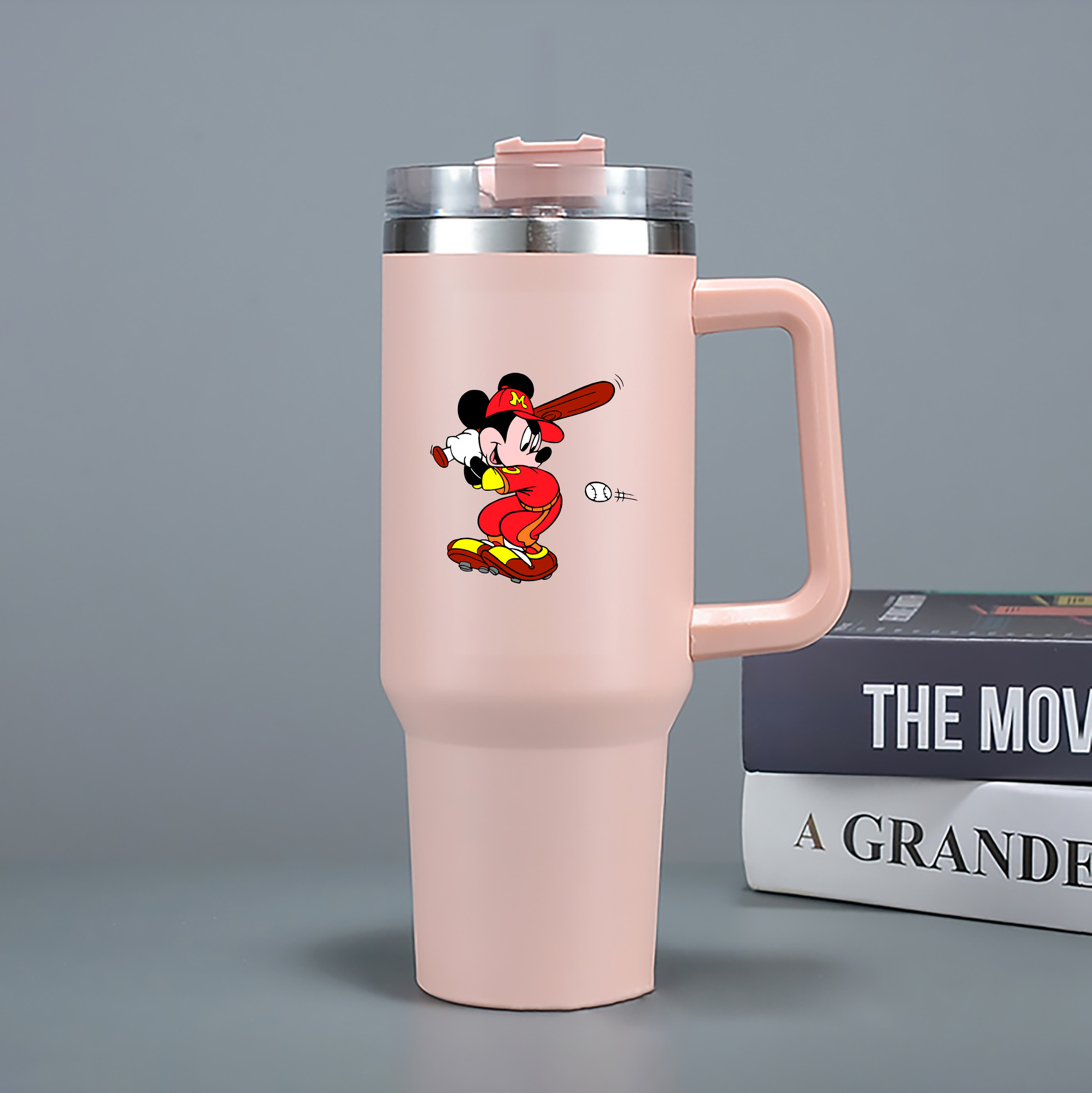（画像用） ミッキーマウス Mickey Mouse 1200mL車用タンブラー（カラープリント）
